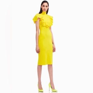 Bright yellow Greta Constantine dress